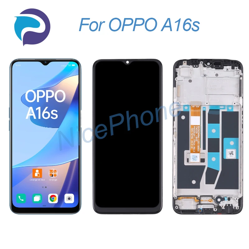Per Oppo A16S Schermo Lcd + Touch Digitizer Display 1600*720 Cph2271 A16S Display Lcd