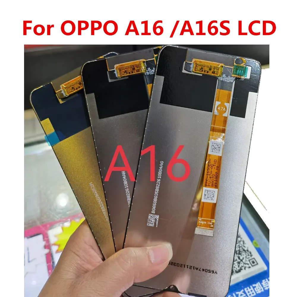 6.52 "Per Oppo A16 2021 Cph2269 Display Lcd Touch Screen Digitizer Assembly Con Cornice Per Oppo A16 A16S