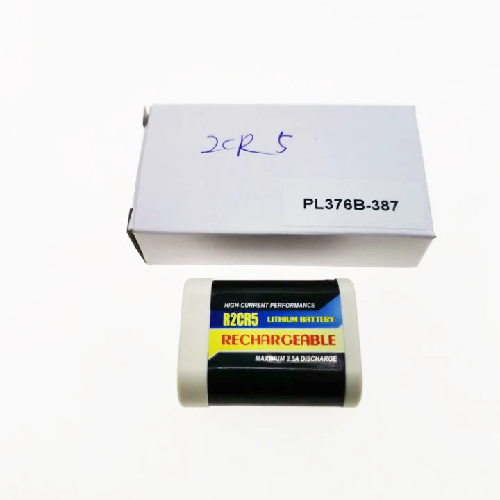 Nuovo 2Cr5 2Cr 2Cr5 6V 500Mah Per Canon Eos 1V Hs Batteria Ricaricabile Agli Ioni Di Litio Agli Ioni Di Litio