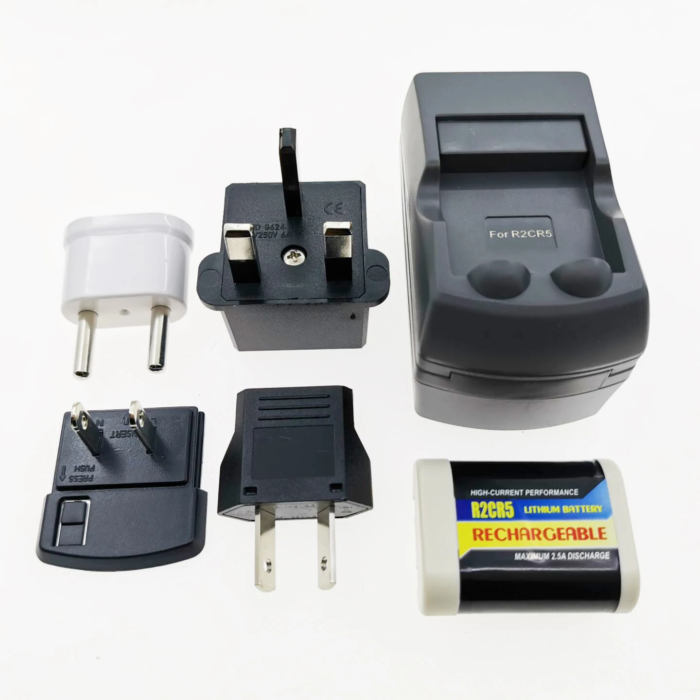 Nuovo 2Cr5 R2Cr5 6V 500Mah Per Canon Eos 1V Hs Caricabatterie Per Fotocamera Batteria Ricaricabile Agli Ioni Di Litio Agli Ioni Di Litio