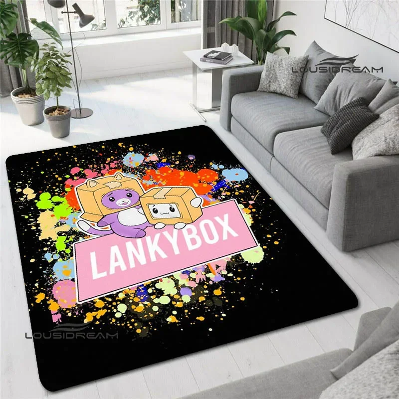 Lankybox Foxy Boxy Cute Cartoon Stampato Tappeto Tappetini Da Cucina Tappeto Antiscivolo Tappeto Da Esterno Tappetino Da Yoga Tappeto Da Area Regalo D