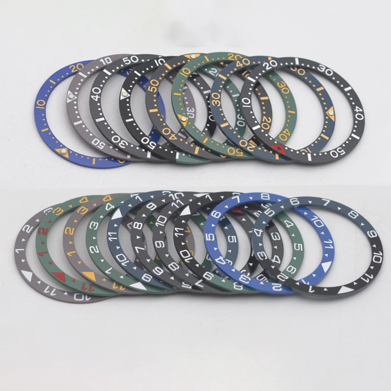 38X31.6Mm Skx007 Inserto Lunetta Orologio Fit Seiko Skx007 Sub Cassa Dell'Orologio Nh35 Cassa Cornice In Ceramica Inserto Anello