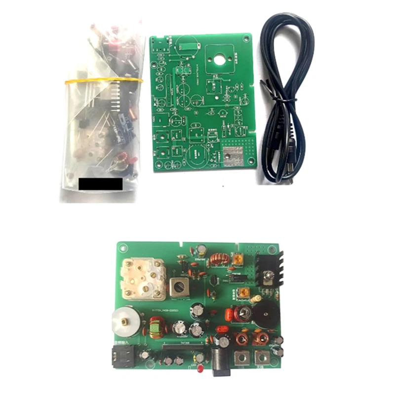 Kit Di Addestramento Scolastico Crystal Radio 530-1600Khz Trasmettitore Am Sperimentale Radio Trasmettitore A Onde Medie (B)