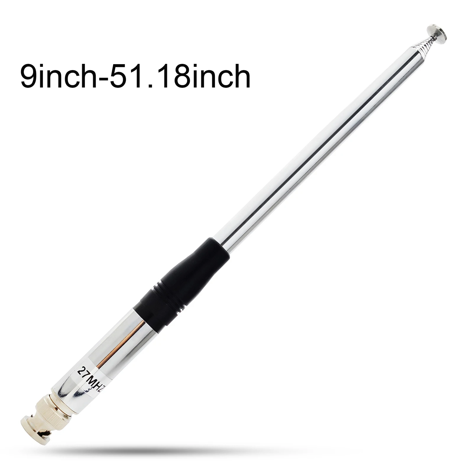 Antenna Cb 11 Metri 27Mhz Bnc 130Cm/51.18 Pollici Antenna Radio Cb Telescopica Per Radio Cb Cobra Hh50Wxst Hh50 Midland Alan42 75-822