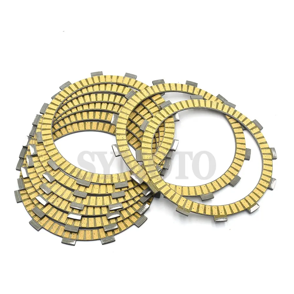 Moto Dischi Frizione Set Per Kawasaki Kx250 W650 Ninja 750R Zx-7 7R Vn750 Vn800 Vn900 Vulcan 800 900 Zx750 Zx900