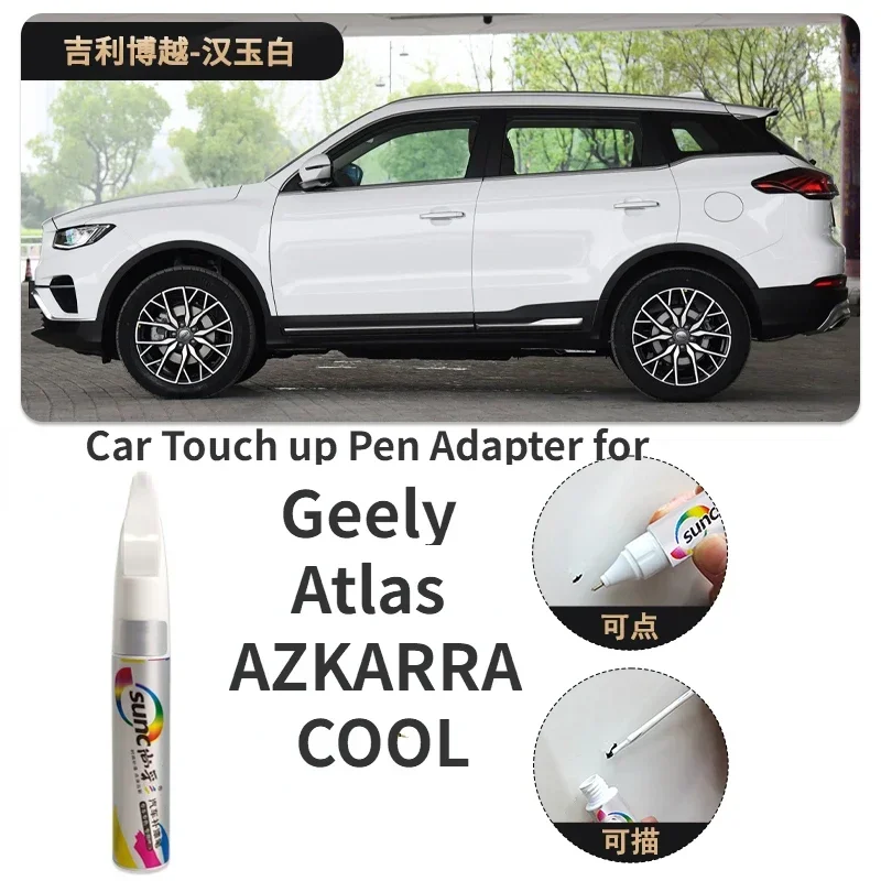 Adattatore Per Penna Touch Up Per Auto Per Geely Atlas Azkarra Cool Paint Fixer Han Jade White Dark Jade Black Boyue Atlas Azkarra