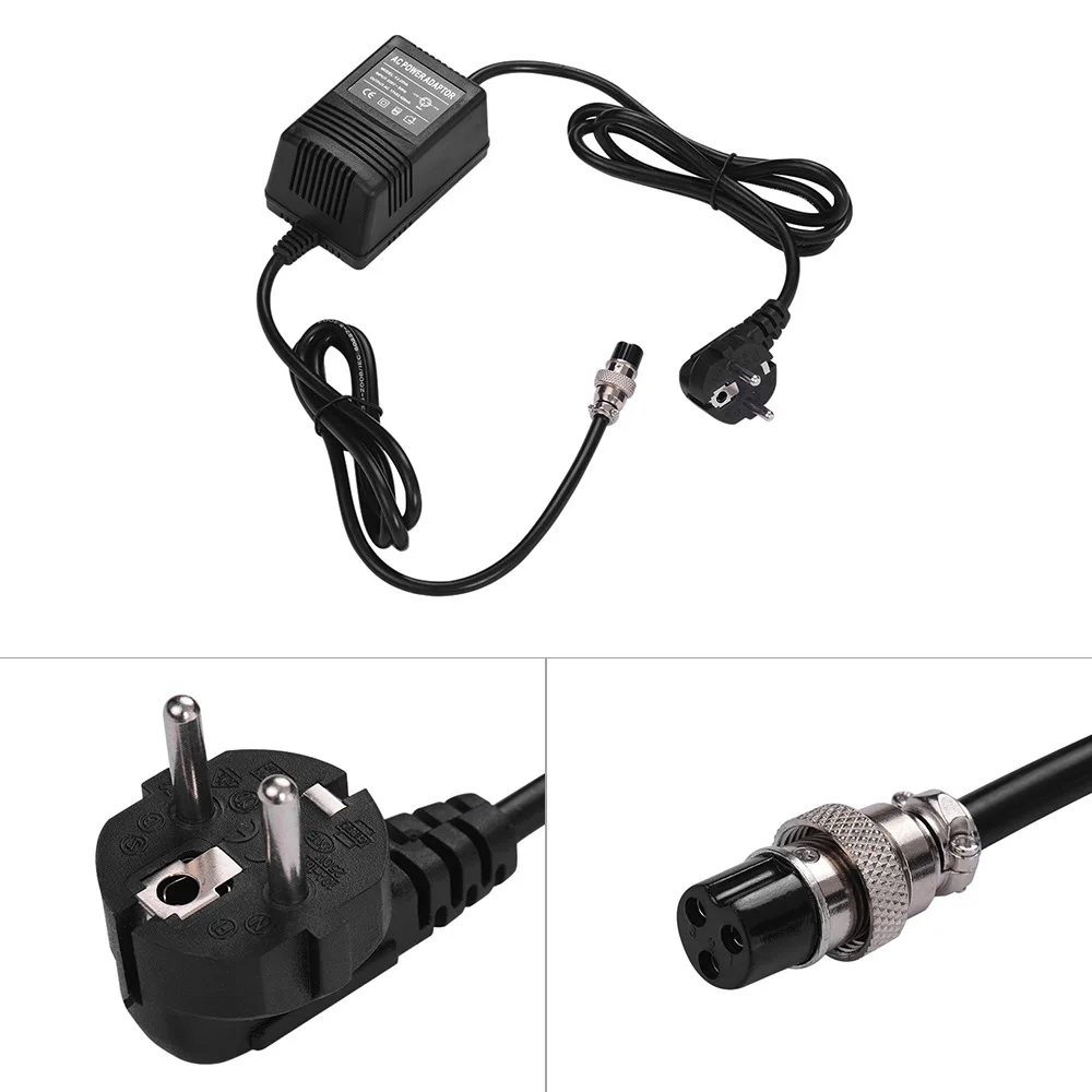 17V 420Ma Mixer Console Di Miscelazione Alimentatore Adattatore Ca Connettore A 3 Pin Ingresso 220V E 110V Per Yamaha Mg16/Mg166Cx/Mg166C/F4/F7/6Fx