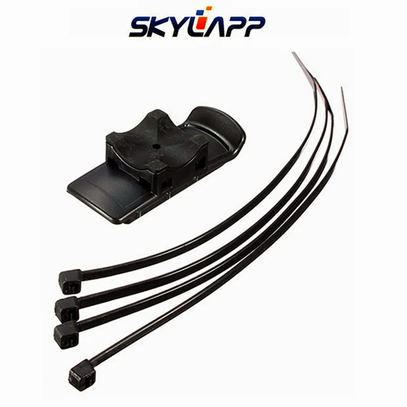 New Bike Portatile Staffa Di Montaggio Di Base + 4 Tie Fisso Cinture Per Garmin Etrex 20, Etrex 301, 62S 62Sc Palmare Rastrelliera Per Biciclette