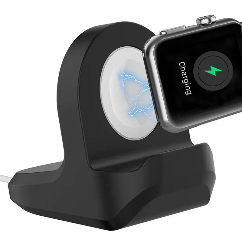 Supporto Per Stazione Di Ricarica In Silicone Dock Per Apple Watch Series 1/2/3/4/5/6 Se/7/8 Se Ultra Charger Cable Watch Accessorie
