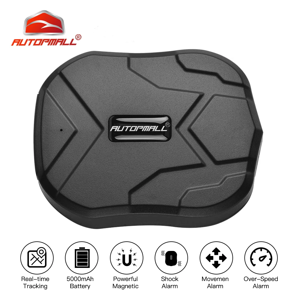 Gps Tracker Car Locator Tk905 5000Mah 2G Veicolo Tracker Localizador Gps Locator Impermeabile 90 Giorni In Standby Magnete Voce Monitor