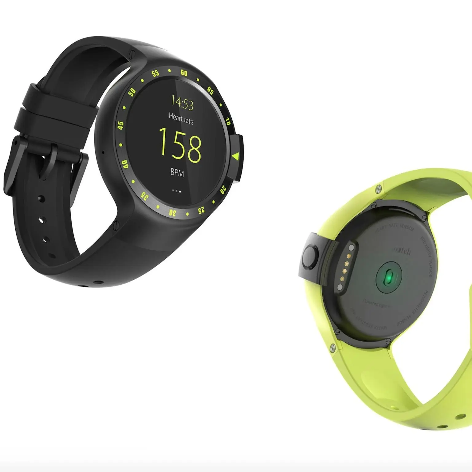 Ticsmartwatch S Wear Os Smartwatch Per Uomo Donna 4Gb Rom Ip67 Impermeabile Con Google Os Per Ios Android Hzbot Nylon Strap 95New