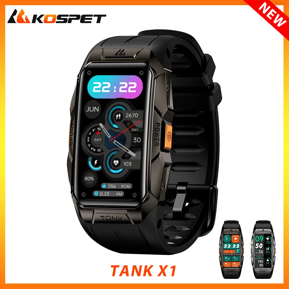 Kospet Smart Watch 50 + Giorni Di Durata Della Batteria In Standby 3D Curvo Corning Gorilla Glass Health & Fitness Tracker 70 Sports X1 Smart Band