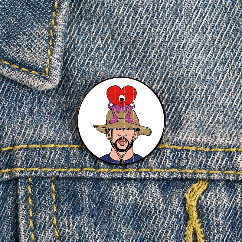 Bunny Un Verano Sin Ti Heart Worlds Hottest Pin Custom Vintage Spille Shirt Risvolto Insegnante Bag Badge Pin S Per Lover Girl Friend