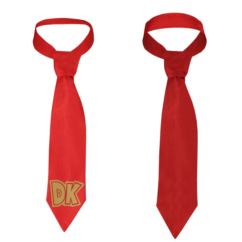 Donkey Cos Kong Cosplay Neck Tie Neckband Accessori Per Costumi Peach Cos Princess Red Neck Belt Halloween Carnival Party Suit