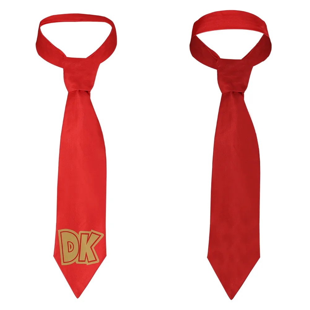 Asino Cosplay Necketie Kong Neckband Accessori Per Costumi Movie Bros 2 Red Neckband Halloween Carnival Party Travestimento Vestito