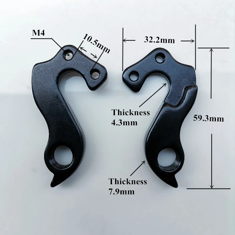 1Pc Bicicletta Mech Dropout D052 Per Benwlan E-Bike Bevato Gios Bianchi Mbk Edge (Pia Wheeler Telaio Bici Deragliatore Appendiabiti