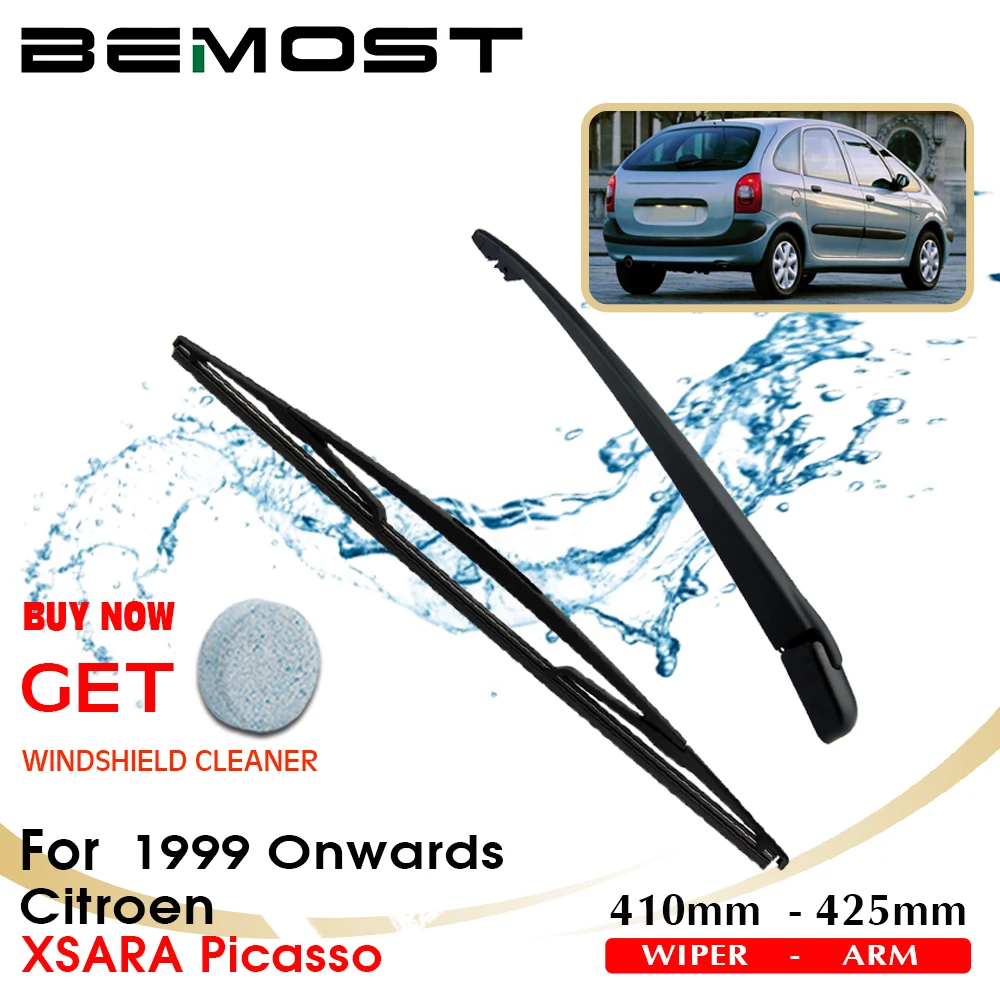 Bemost Car Rear Windshield Wiper Arm Blade Brushes For Citroen Xsara Picasso 410Mm Windscreen Auto Styling 1999 Onwards