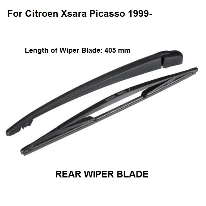 Car Styling Per Citroen Xsara Picasso 99-12 Parabrezza Posteriore Parabrezza Window Wiper Arm + Tergi Set Nuovo