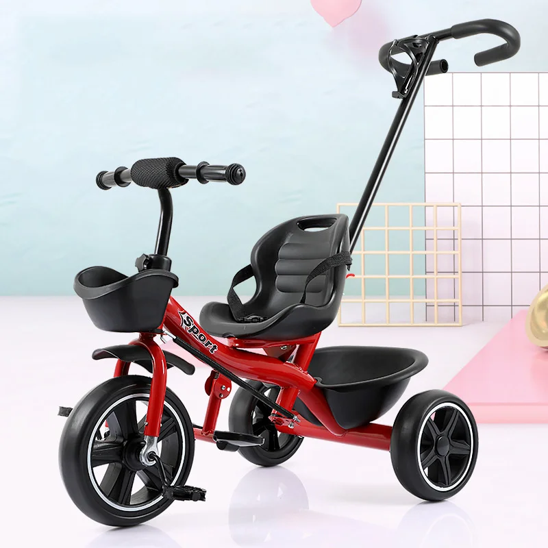 Los Nios Triciclo Cochecito De Juguete De Mano-Empuja Bicicleta 1-3-5 Aos Los Nios Bicicleta De Regalo