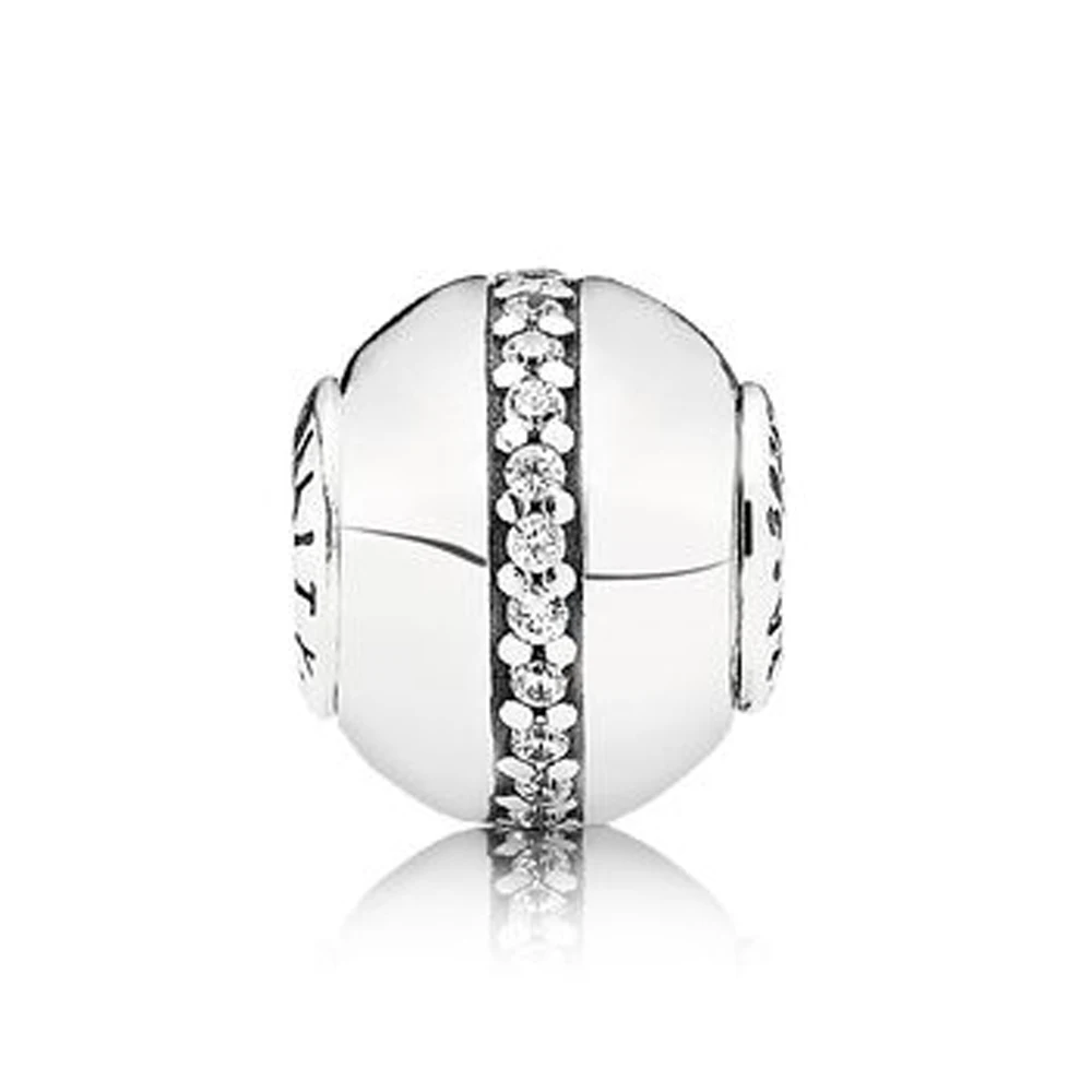 Autentico 925 Sterling Silver Bead Essence Stability Charm Fit Pandora Women Essence Series Bracciale Bangle Gift Gioielli Fai Da Te