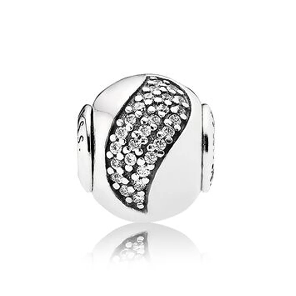 Autentico 925 Sterling Silver Bead Essence Happiness Charm Fit Pandora Women Essence Series Bracciale Bangle Gift Gioielli Fai Da Te