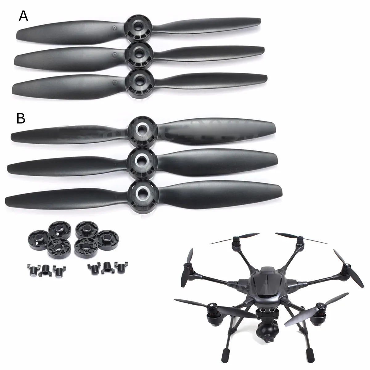 6Pack 23Cm Elica Originale A B Pale Puntelli Cwx3 Ccwx3 Accessori Per Yuneec Typhoon H 480