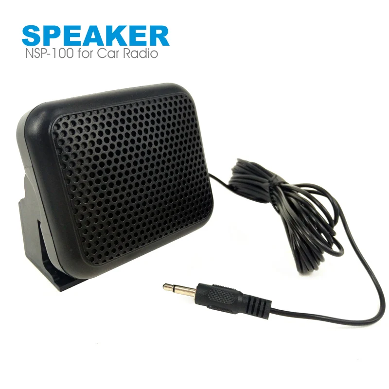 Nsp-100 Mini Eexternal Altoparlante Per Yaesu Kenwood Icom Motorola Mobile Car Radio Walkie Talkie
