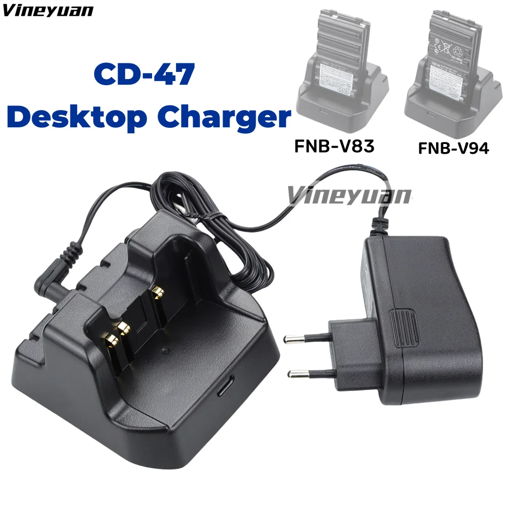 Caricatore Cd-47 Per Yaesu Vertex Ft-60R Ft60 Vx 160 Vx 168 Vx-120 Vx-150 Vx-180 Vxa-220 Ft-270R Hx270 Hx270S Hx370S Radio Fnb-83