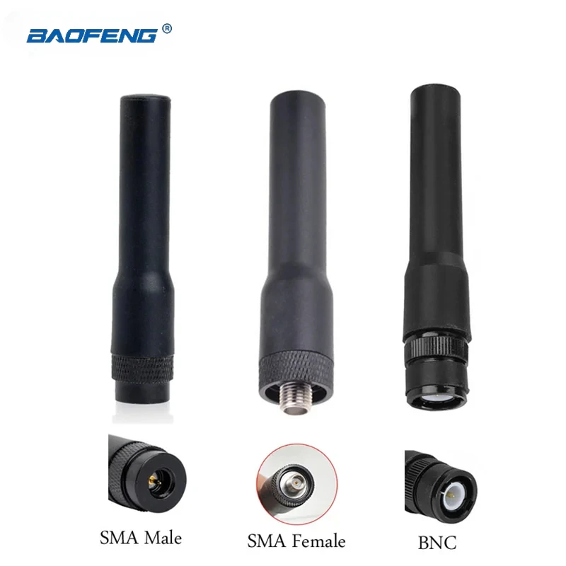 2024 Mini Sf-20 Sf20 Sma Maschio/Femmina/Bnc Dual Band Vhf Uhf Antenna Morbida Per Baofeng Kenwood Vertex Wilson Yaesu Tyt Hyt Radio
