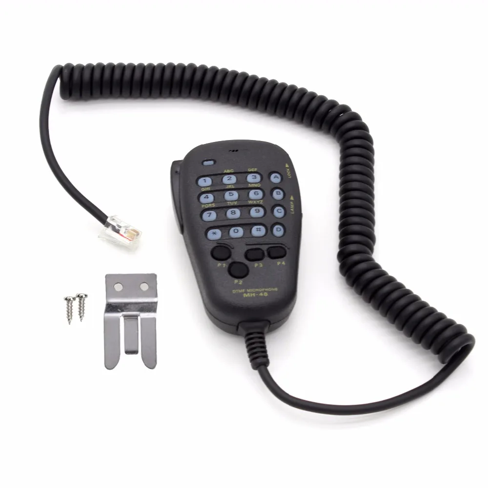 Mh-48 Mh-48A6J Dtmf Microfono Per Yaesu Ricetrasmettitore Ftm-400Dr/Xdr Ftm-7250D Ft-2980R Ftm-3207D Ft-8900R Ft-7900R Mobile Radio