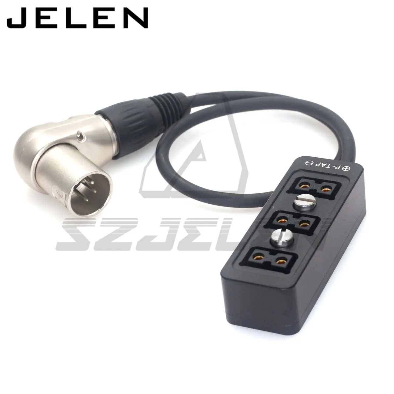 Xlr Ad Angolo Retto Da 4Pin A 3 D-Tap Power Splitter A Tre Vie Splitter D-Tap Per Blackmagic Ursa Mini Pro 4.6K Power Output