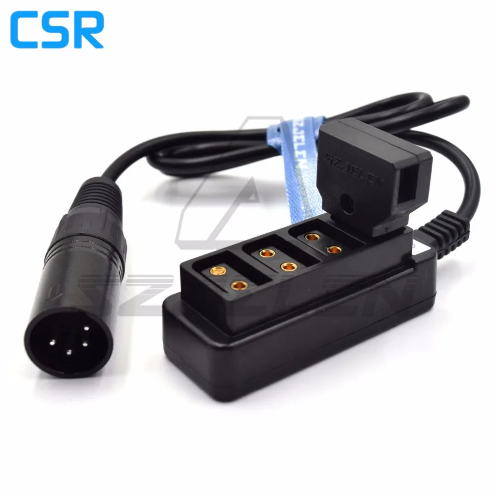 Per Blackmagic Ursa Mini Pro 4.6K Fotocamera 12V Out Xlr 4-Pin Plus 4 * Port P-Tap Splitter Adattatore Hub Bus, Splitter A 4 Vie 60Cm