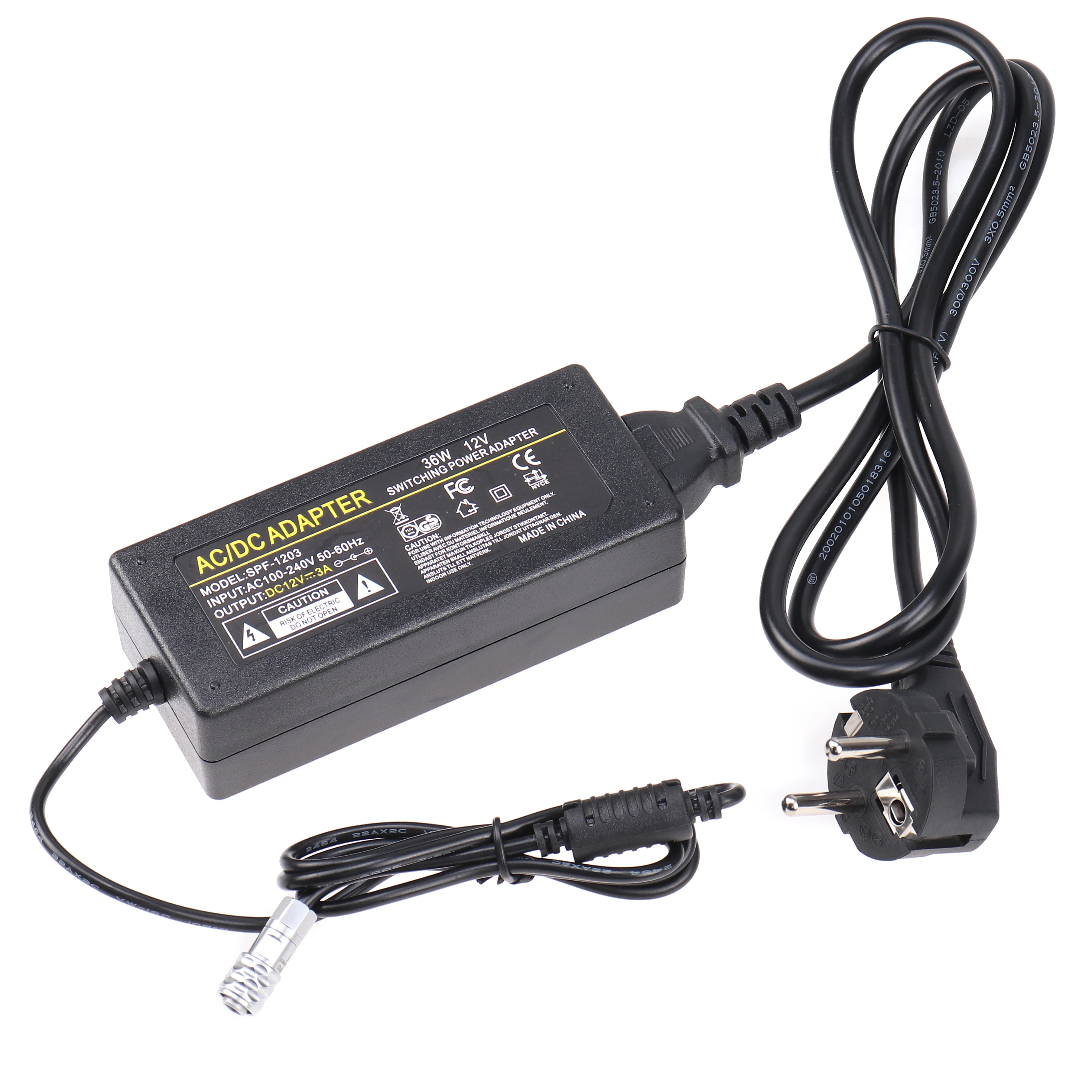 Adattatore Di Alimentazione Ca Fotga 12V 3A Per Fotocamera Tascabile Blackmagic Bmpcc4K Bmpcc 4K