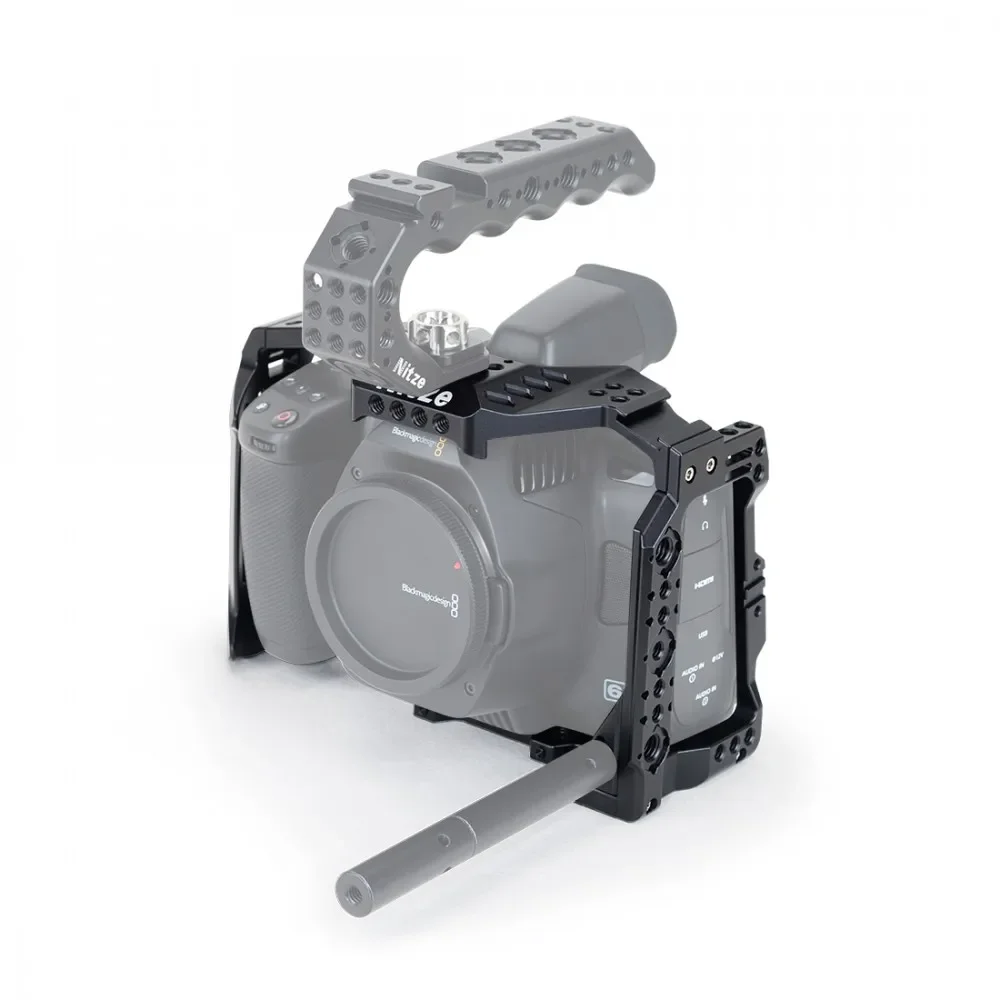Nitze T-B01A Gabbia Per Blackmagic Bmpcc 6K Pro Shooting Kit Nitze Full Dslr Cage Per Bmpcc 6K Pro Camera Cage Rig Fai Da Te Rig