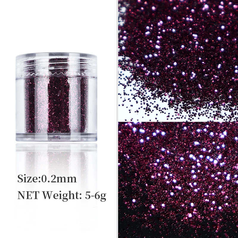 10Ml Sparkly Gold Silver Glitter Nail Art Powder Ultra-Sottile Fine Glitter Bulk Chrome Nail Powder Manicure Accessori Per La Decorazione