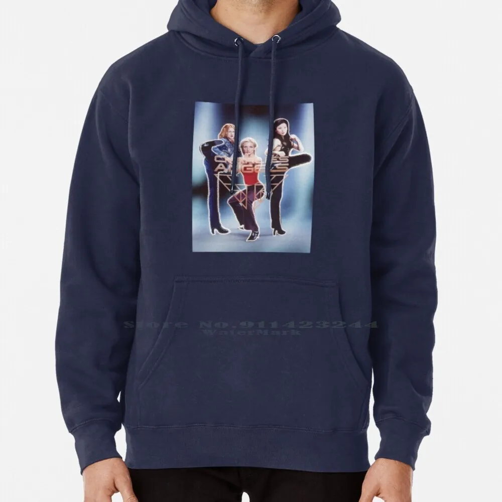 Charlies Angels Felpa Con Cappuccio Maglione 6Xl Charlies In Cotone Angels 2000S Drew Barrymore Cameron Kim Lucy Liu Donne Adolescenti Di Grandi Dimen