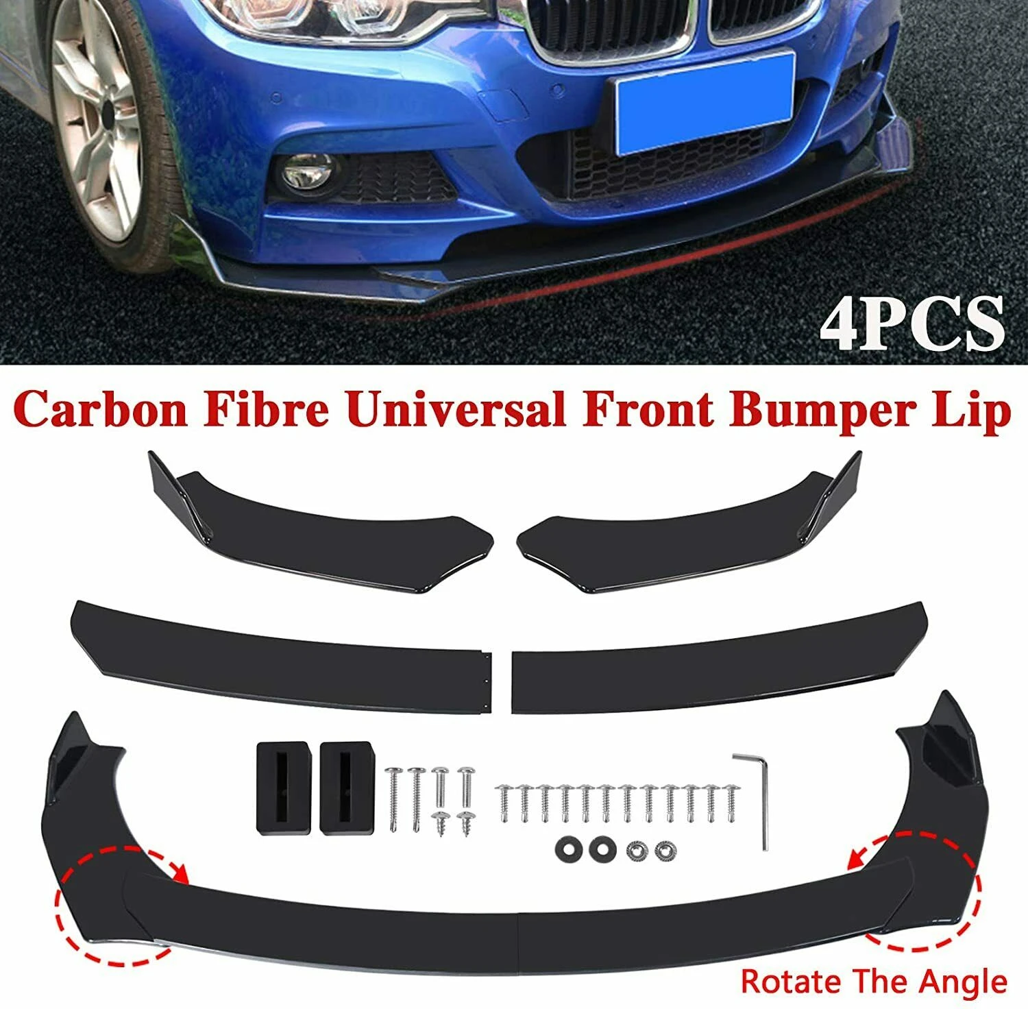 G20 Paraurti Anteriore Labbro Spoiler Laterale Splitter Chin Body Kit Deflettore Protezioni Per Bmw Serie 3 E90 F30 E30 E92 E93 Accessori Auto