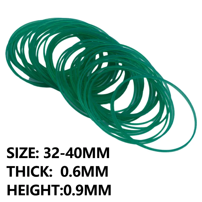 0.6Mm Orologio O-Ring Green Watch Back Cover Guarnizioni Crystal Rubber Waterproof O Ring Caseback Cover Guarnizione Per Seiko Watch Case
