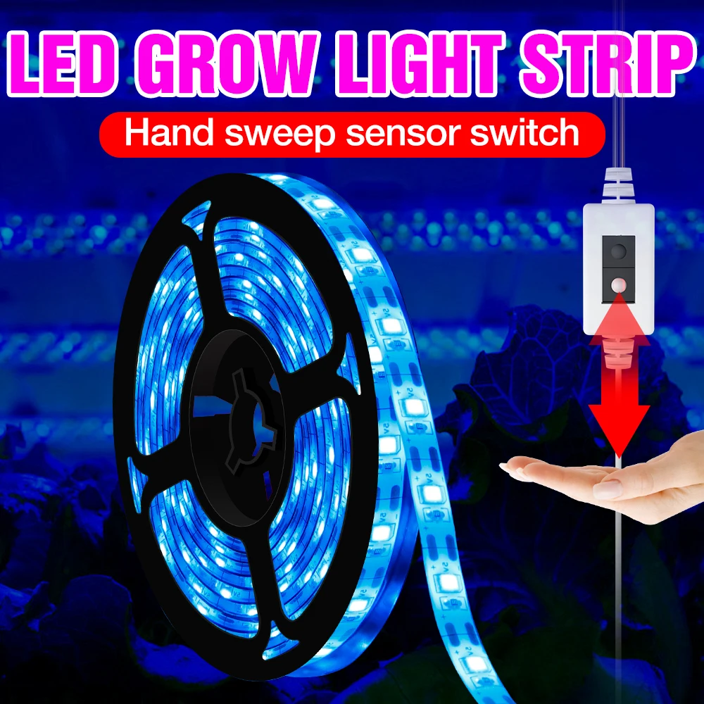 Led Grow Light Strip Usb Indoor Phytolamp Flower Seeds Pianta Coltivazione Luce Per Piantine Growbox Usb Hydroponic Phyto Lamp