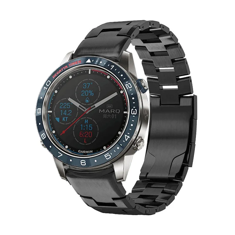 Per Garmin Marq Captain Adventurer Golfer Commander Adventurer (Gen 2) Cinturino Quickfit 22Mm 26Mm Cinturino In Lega Di Titanio