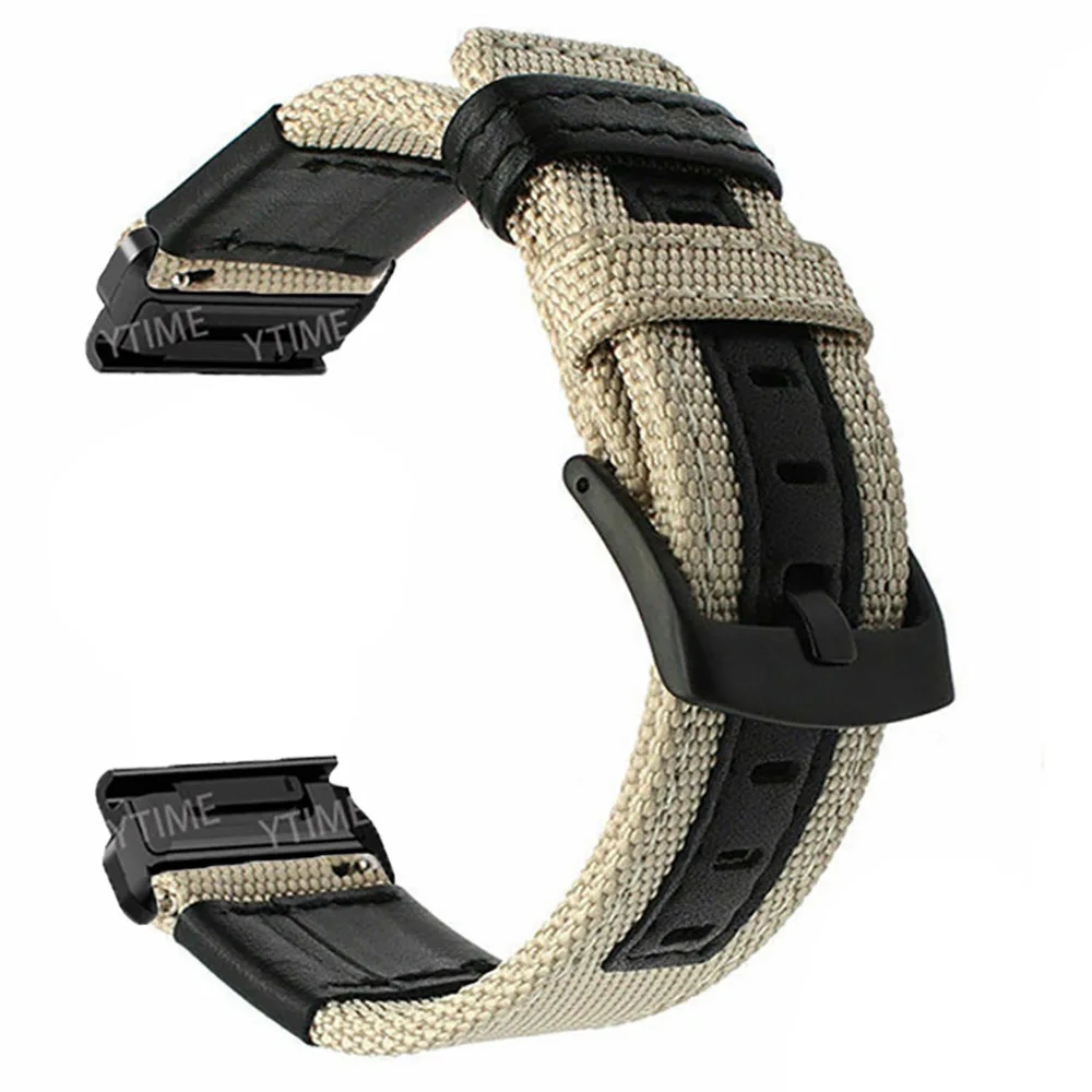 Per Garmin Approach S60/Descent G1 Cinturino 22Mm Nylon Cinturini Per Cinturini Quick Fit Per Garmin Marq Series Smart Bracelet Correa