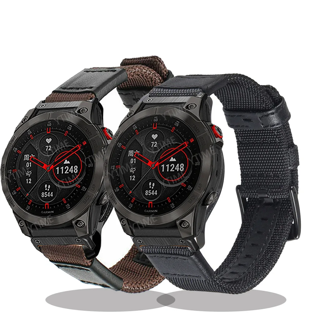 Per Garmin Descent G1/Approach S60 Cinturino 22Mm Nylon Cinturini Per Cinturini Quick Fit Per Garmin Marq Series Smart Bracelet Correa