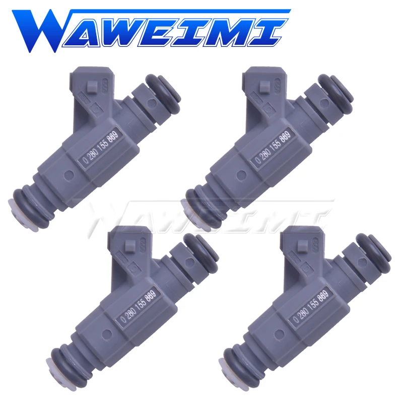 Waweimi Nuovissimo Flusso Iniettore Carburante 4 Pezzi Oe 0280155869 Per Ferrari Maserati 360 Modena 3.6L 4.2L