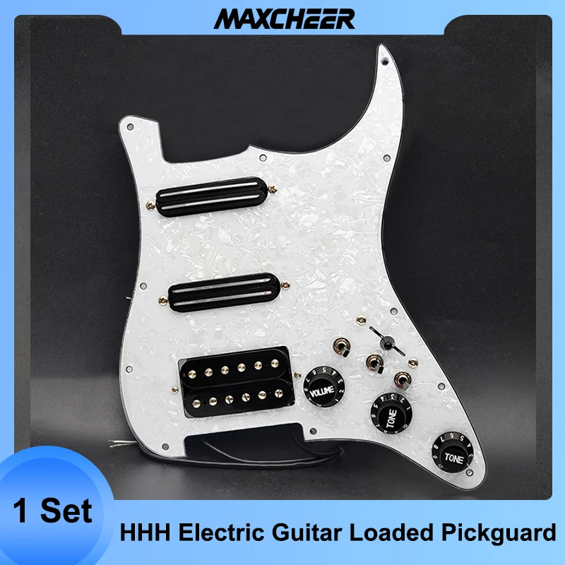 Hhh St Singlecut Cablaggio Precablato Pickguard Coil Split Hhhh Chitarra Elettrica Pickguard Scratchplate Assembly