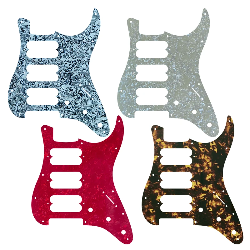 Parti Personalizzate Pleroo-Per Parafango American Mexican Standard Strat Hhh Humbucker St 11 Fori Battipenna Per Chitarra