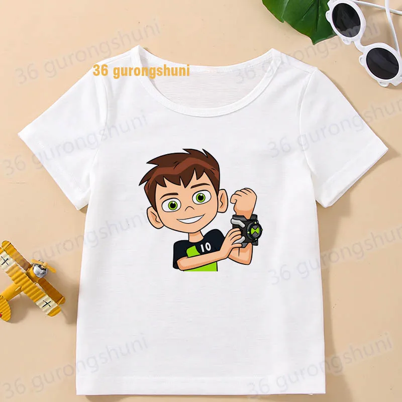 T Shirt Ragazzi Magliette Bambini Tshirt Ben Baby T-Shirt 10 Estate Manica Corta Top Per Ragazze-Abbigliamento Abbigliamento Per Bambini Ben 10
