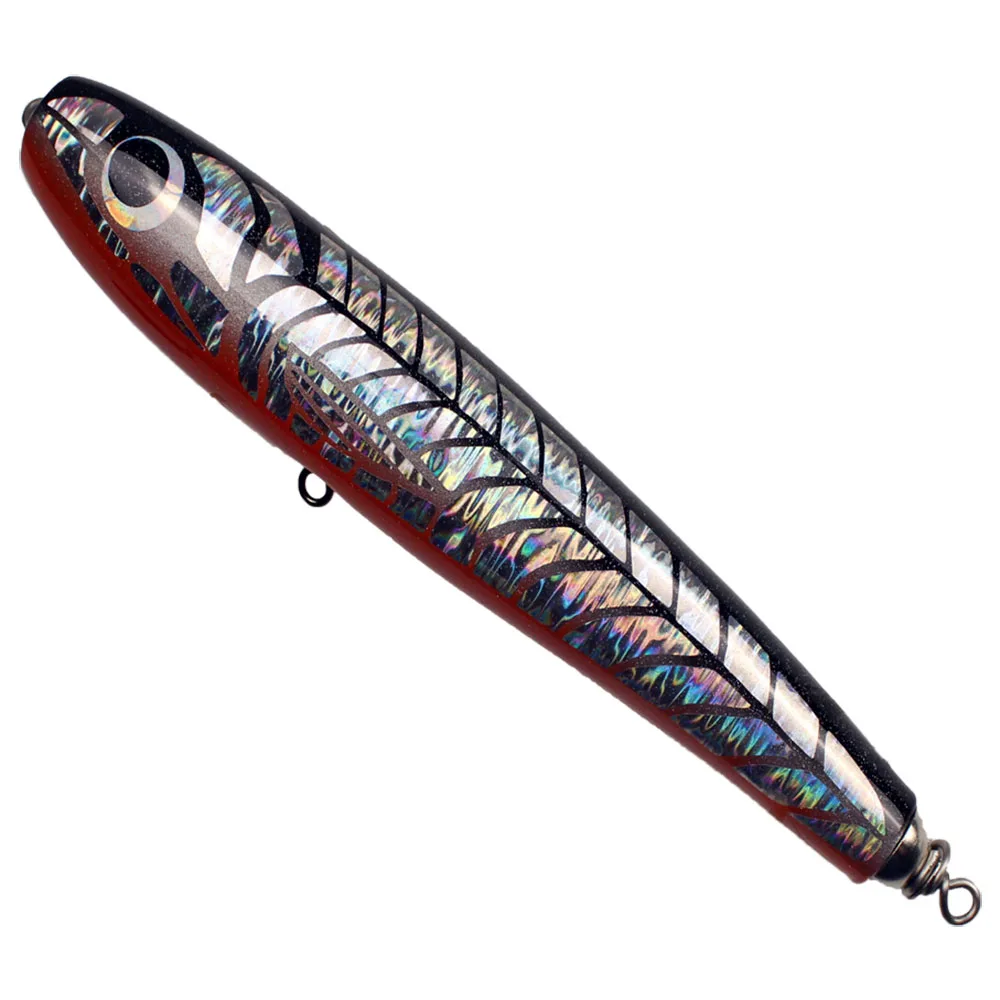 Komuso Souls Wood Floating Popper Stickbait Fishing Lure Medium Heavy Paulownia Popping For , Kingfish, Bluefintonno