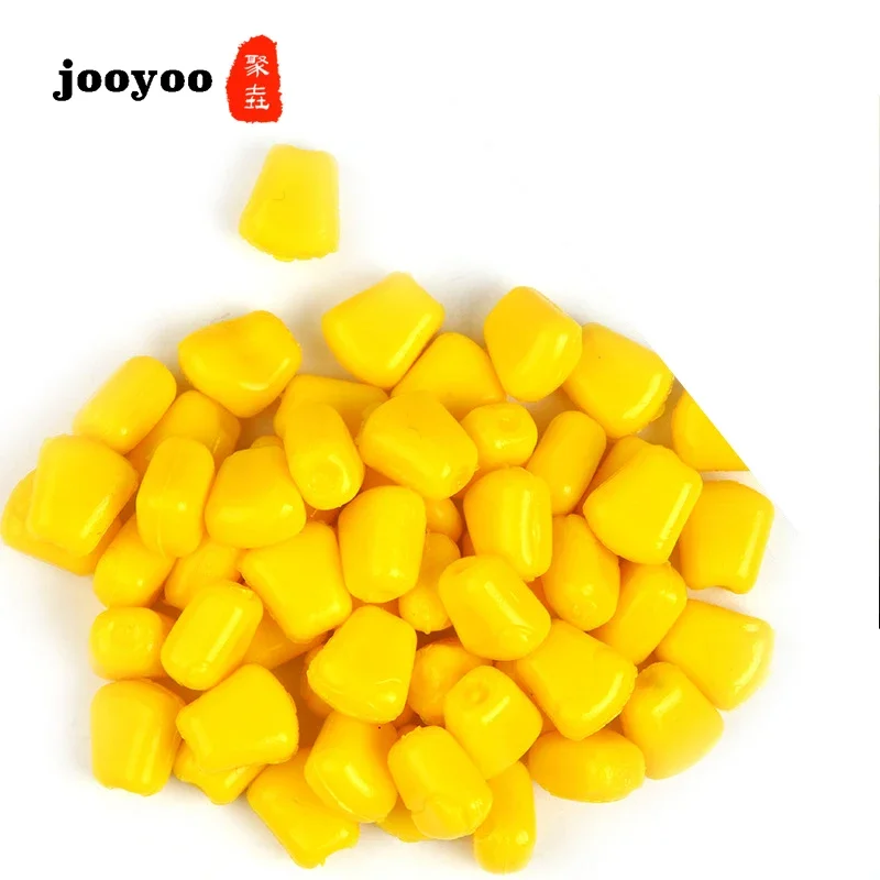 Jooyoo 100 Pz Soft Corn Fishing Lure 1Cm 0.4G Floating Corn Pop Soft Lure Artificiale Silicone Bait Carp Fishing Pesca Peche