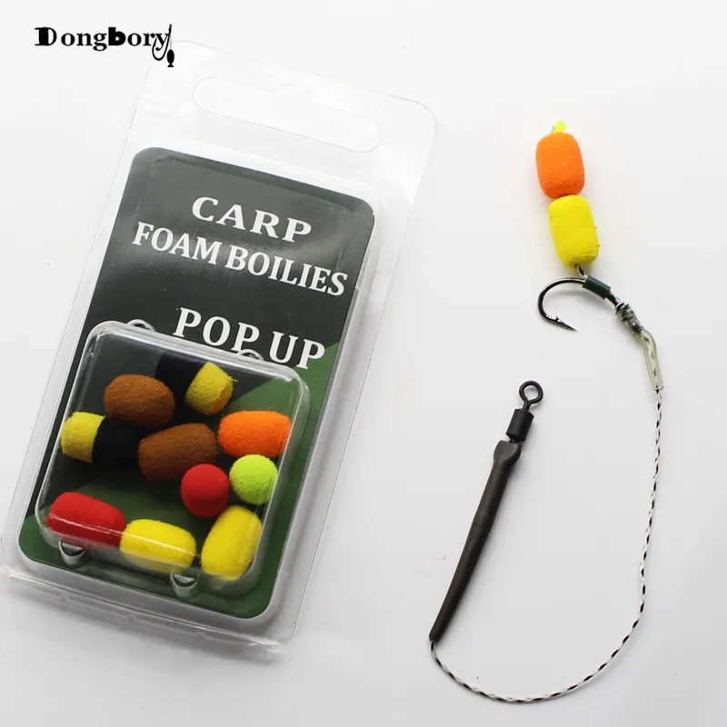 10Pcs Di Pesca Alla Carpa Pop Ups Al Colpo Boilies Esche Zig Rig Palla Morbida Schiuma Colpo Boilies Bilanciamento Innesco Pop Corn Metodo Di Alimenta