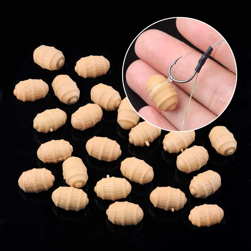 20Pcs Tigernut Galleggiante Pesca Alla Carpa Morbido Galleggiante Pop Up Terminal Tackle Pellet